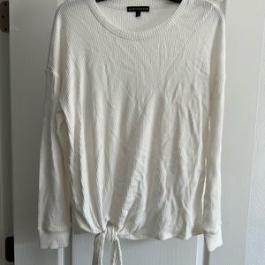 GibsonLook Front Tie Sweater SZ S